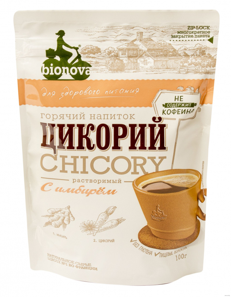 ЦИКОРИЙ С ИМБИРЕМ Bionova - фото