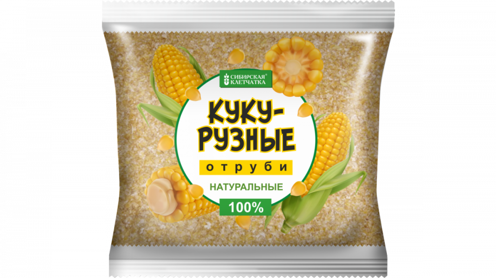 КУКУРУЗНЫЕ ОТРУБИ НАТУРАЛЬНЫЕ 180г - фото