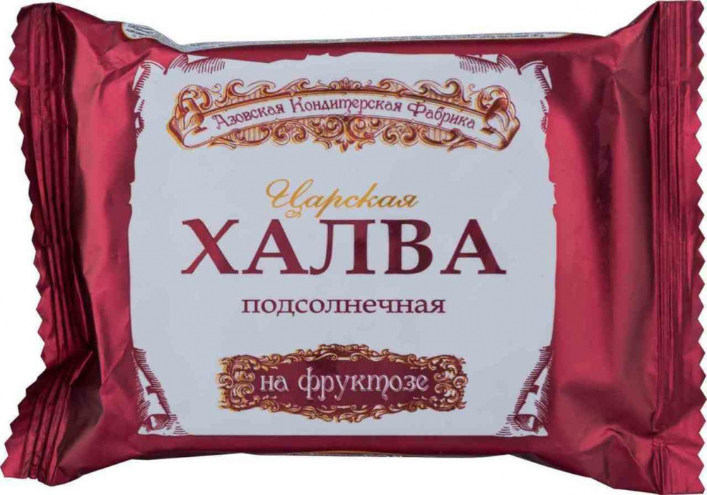 Халва «Царская» на фруктозе подсолнечная,180 г - фото