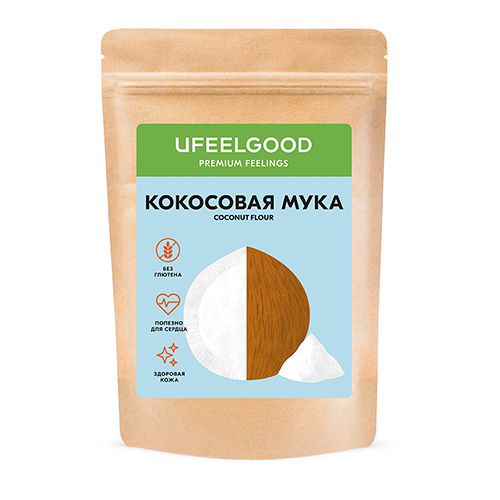 КОКОСОВАЯ МУКА UFEELGOOD, 200Г - фото
