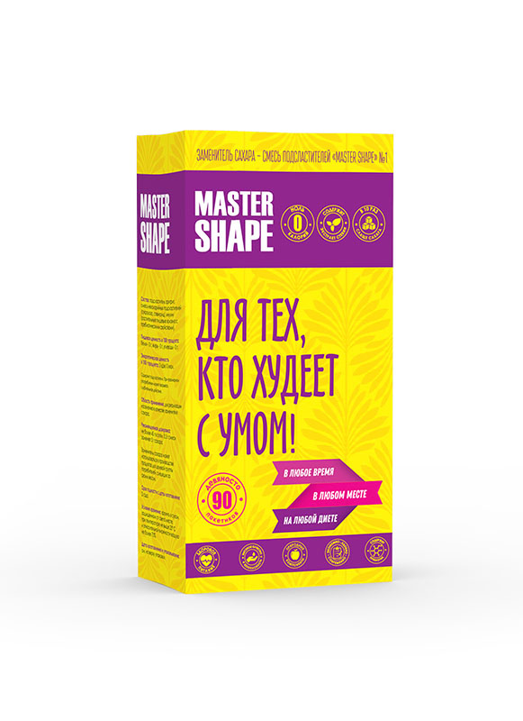 Заменитель сахара «Master Shape» 45 г - фото