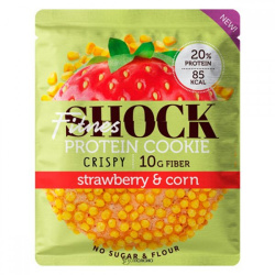 Печенье FitnesShock Клубника-кукуруза, 30 г
