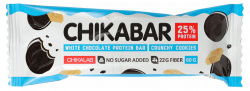 Батончик глазированный «Chikalab» с начинкой хрустящее печенье, 60 г