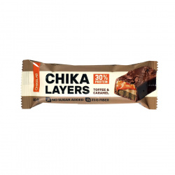Протеиновый батончик Chikalab – Chika Layers - Toffee & Caramel, 60г