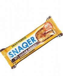 Протеиновый Батончик в шоколаде Арахис карамель Bombbar Snaq Fabriq - SNAQER (50г)