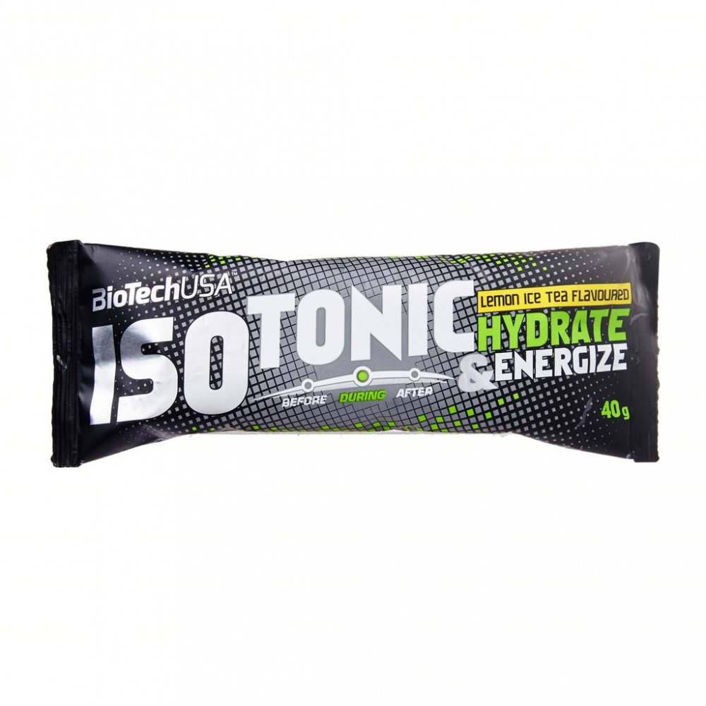 ИЗОТОНИК ISOTONIC, BIOTECH USA, ЛИМОН-ЧАЙ, 40г - фото