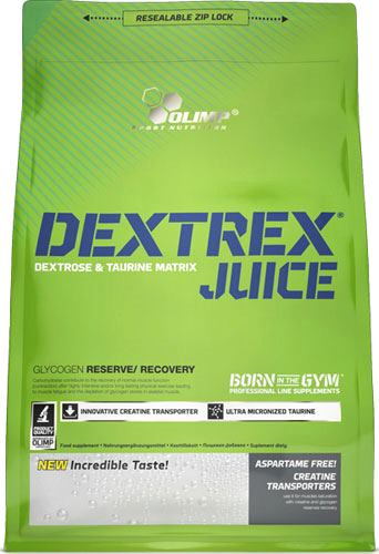 УГЛЕВОДНАЯ СМЕСЬ DEXTREX JUICE, OLIMP. 1000g апельсин - фото