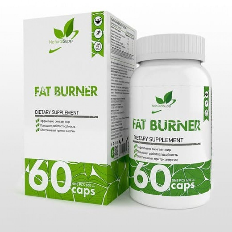 Fat Burner NaturalSupp (60 капс) Растительный жиросжигатель  - фото