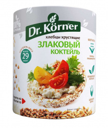 Хлебцы «DrKorner» злаковый коктейль, 100 г